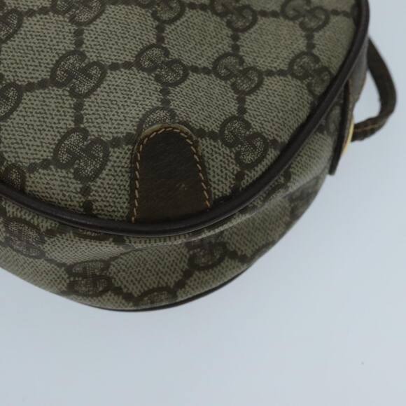GUCCI GG Supreme Web Sherry Line Shoulder Bag Pvc Beige 156 02 066 - Picture 10 of 16
